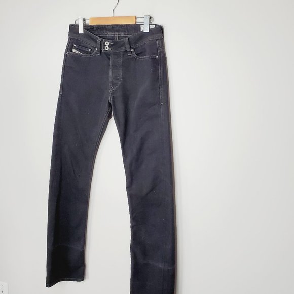 DIESEL Viker-R-Box Black Straight Jeans - Picture 5 of 9